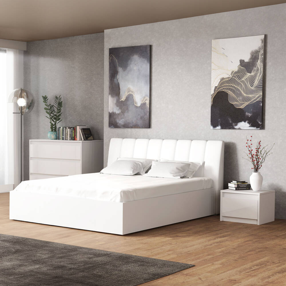 bett mit matratze und lattenrost 180x200