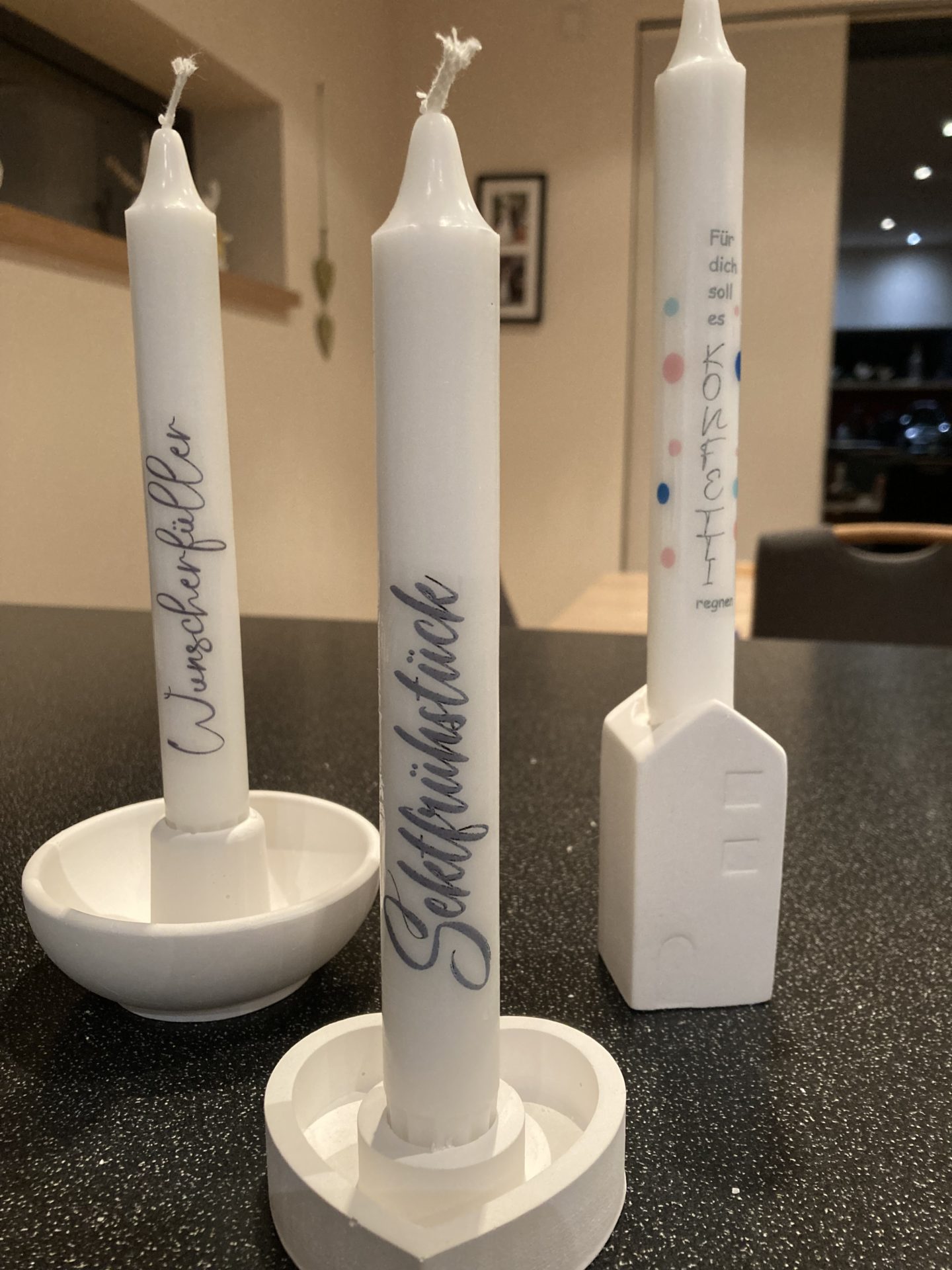 personalisierte kerze